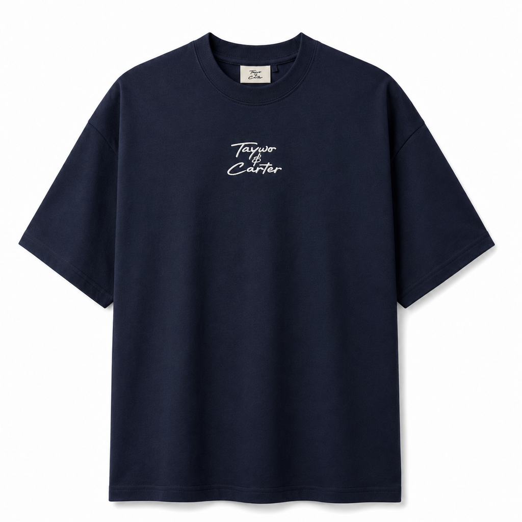 T-Shirt Signature - Navy-blue